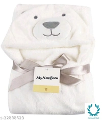 MY NEWBORN baby towel for all season baby blanket baby - Free Size, Yellow, Cotton, Pack of:1
